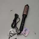 Thermal Brush, 1.5 Inch Heated Round Brush for Women, Dual Voltage Negative Ion Hot Brushes Styler for Blowout Look, Curling & Volumizing & Straightener for Dry Hair