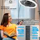 Ceiling Fans with Lights, Socket Fan Light with Remote Control, Dimmable Brightness 3000K-6500K Memory, Socket Modern Flush Mount Low Profile Ceiling Fan for Bedroom, Small Living Room, Kitchen Black