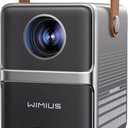 [Electric Focus] Mini Projector with 5GWiFi and Bluetooth, WIMIUS 1080P Outdoor Projector, Portable Movie Projector, 300" Screen, Compatible with iOS/Android/TV Stick/HDMI/PS5 M