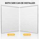 Cellular Shades Cordless Blackout Blinds Honeycomb Window Shades for Bedroom, Blinds for Window and Door, Home and Office, White, 35" W x 64" H SUNFREE