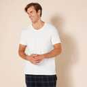 Amazon Essentials Men's V-Neck Undershirt, Breathable Cotton, Pack of 6