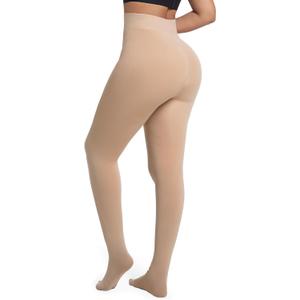 Blostirno Women's Fleece Lined Tights Thermal Pantyhose Leggings Opaque Winter Warm Thick Stockings Tights (X-Large)