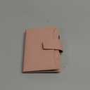 Small Wallet Women RFID Blocking Soft Leather Bifold Compact Card Holder Wallet for Women with Zipper Coin Pocket 4 ID Window (Light Pink)