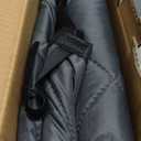 Magnetic Thermal Insulated Door Curtain, Fits Door Size 38" x 82",Durable Oxford Cloth&Thicken Polyester Fiber Fill, Efficient Temperature Control, Durable Construction, Soundproof and Windproof (Dark Gray)