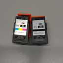 PG-240 XL/CL-241 XL Ink Cartridges Replacement for Canon 240XL 241XL Combo Pack 240 241 for Canon PIXMA MG3620 TS5120 MG3520 MG3600 MG3220 MX472 Printer (1 Black, 1 Tri-Color, 2 Pack)