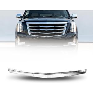 Hood Molding Trim Compatible with Cadillac Escalade 2015-2020 Replace for 22956470 GM1235129 (Chrome)