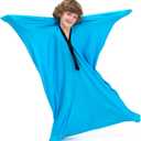 SANHO Sensory Sock Body Sock,Small,3-5 Years, 40" H x 27" W,Good for Height:30"-41",Perfect for Children with Sensory Processing Disorder,Updated Version,Bright Blue