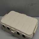 QUOBAS Extra Large Outdoor Electrical Box Waterproof, IP54 Weatherproof Extension Cord Cover, Outdoor Plug Cover Protect Outlet, Plug, Power Strip, Tools, Holiday Light, Almond