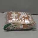 Tudomro 2 Pcs Christmas Hand Towels Brown Christmas Gingerbread Bathroom Winter Decorative Towels 100% Cotton Thick Jacquard Weave Bath Decor Holiday Bathroom Decor for Kitchen Xmas Gifts