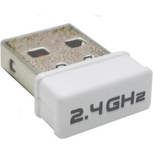 FOPETT USB Receiver, 2.4 GHz Wireless Technology, USB Plug Use for FOPETT 104 Keys Wireless Mouse and Keyboard Sets - White