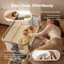 Tinyiota 3 in 1 Baby Bassinet,Rocking Bedside Crib Sleeper for Newborns,Adjustable Height Bassinet with Mattress and Soft,Breathable Sheet,Full-Mesh Sides,Stable&Cozy Crib for Babies