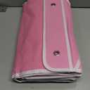 Over Door Organizer with 5 Large Pockets, Heavy Duty Hanging Organizer Storage, Closet Bathroom Nursery Bedroom Dorm, Toys Cosmetics Sundries and Baby Essentials, Pink