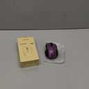 TECKNET Wireless Mouse, 2.4G Ergonomic Optical Mouse, Computer Mouse for Laptop, PC, Computer, Chromebook, Notebook, 6 Buttons, 24 Months Battery Life, 2600 DPI, 5 Adjustment Levels - Purple