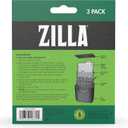Zilla Replacement Filter Cartridges Medium, 3 Count ( Pack of 1)