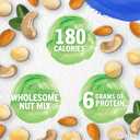 2 x PLANTERS NUT-rition Wholesome Nut Mix, 7.5 oz Box (Contains 7 Individual Pouches) - Cashews, Almonds and Macadamias Snack Mix - No Artificial Flavors, No Artificial Colors, No Preservatives - Kosher (EXP 05/09/26)