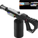 Powerful Propane Torch Gun with Front-Mounted LED Light | Adjustable Flame Thrower Gun, Flamethrower for Searing Steak, Charcoal Starter, BBQ and DIY(Propane Tank Not Included)