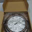 Indoor Outdoor Thermometer Hygrometer - 8" Bronze Steel Wall Thermometer Hygrometer for Patio, Wall or Decorative, No Battery Needed Hanging Thermometer
