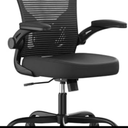 Office Chair, Ergonomic Desk Chairs 330LBS Capacity High Back Mesh Computer Chair with Flip-up Armrests, Comfy Work Chair with Adjustable Lumbar Support, Rolling Chair