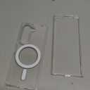 for Samsung Galaxy Z Fold 6 Clear Case Magnetic,Slim Lightweight Non Yellowing Wireless Charging,Hard PC Cute case for Galaxy Z Fold 6 [Clear] MUS-CXDZ-05-11