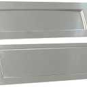 Venia Solid Mail Slot for Front Door Stainless Steel Victorian Letter Box Plate 13 x 4 inches Mail Slot Rear Piece Durable Satin Insulation Screws Fits to Most Doors for Elegant Cover Look