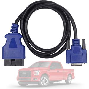 16 Pin OBD2 Cable Adapter Compatible with Nexiq USB Link 2 & 3 J1962 Diagnostic Cable for Ford, GM, Dodge, Volvo, Mack, Isuzu, Hino 493113