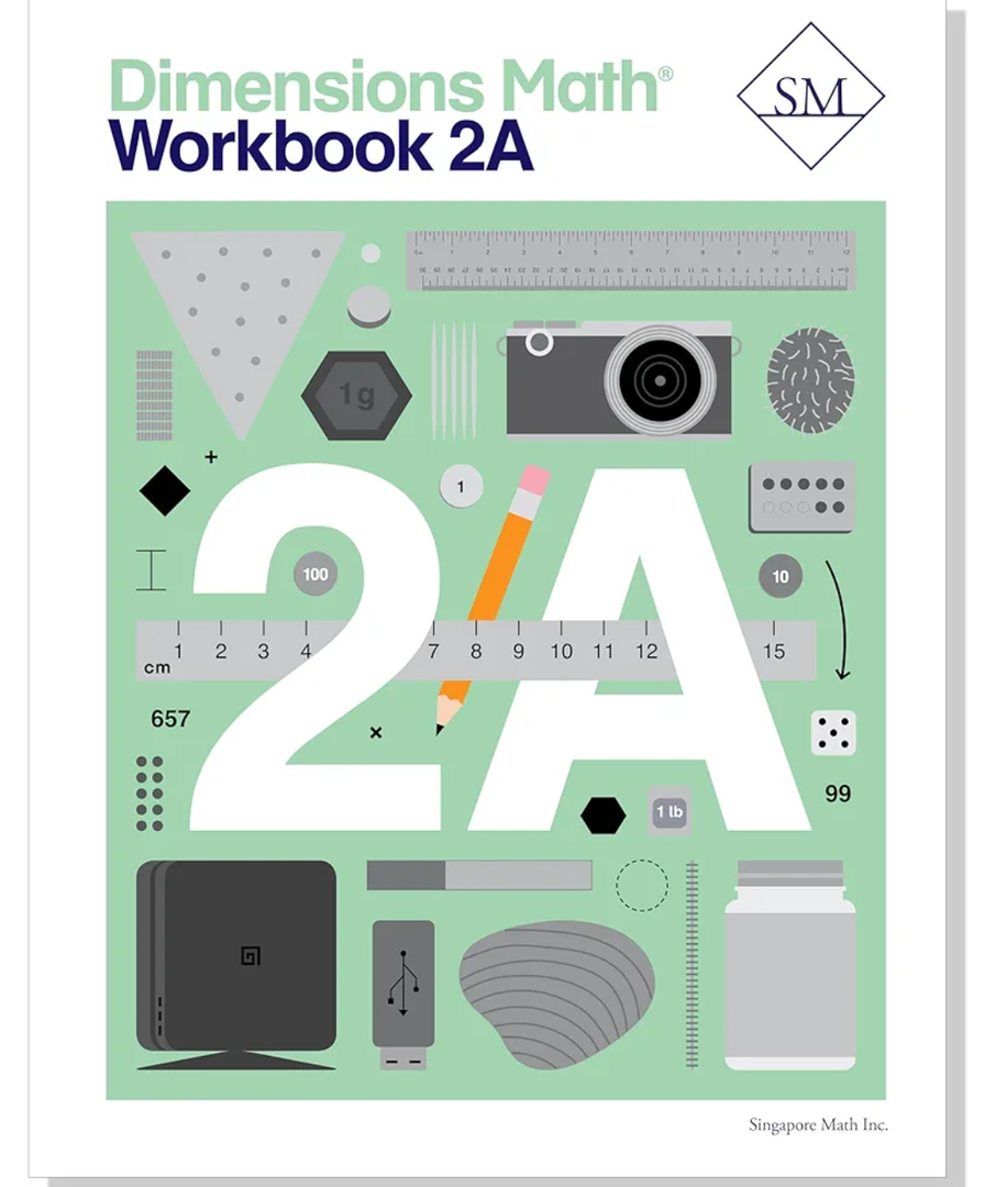 Dimensions Math Workbook 2A [Paperback] Singapore Math Inc