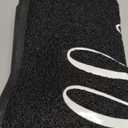 EARTHALL Door Mat 2-Pack Outside Inside Hello Doormat 30"x17.5" Durable Floor Mat Non Slip Mat Ultra Absorb Mud Easy Clean Front Doormat for Garage, Entryway, Patio, High Traffic Areas, Black