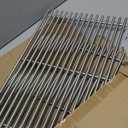 SS563S2 (2-Pack) 19-1/4 Stainless Steell Grates Replacement for Jenn Air 720-0163 for Kirkland 720-0433 for Nexgrill 720-0163, 720-0430, 720-0433 for Permasteel PG-50400-S, PG-50401-S, PG-50404-SOL