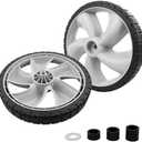HQPASFY 490-324-0002 Rear Wheels 12 Inch Rear Wheels Replacement 12x1.75" Plastic Wheel, 2 Pack
