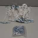 CondoMounts EDA1426 Universal Wall Mounting Anchors for Steel and Metal Studs | TV Mount | Cabinets | Holds 90lbs | Includes 25 Elephant Anchor Set