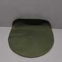 SHACOS Round Placemats Set of 6 Washable 15 inch Round Table Mats Cotton Polyester Woven Braided Place Mats for Dining Table (Olive Green, 6)
