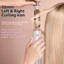 Dryhsip 5 in 1 Hair Styler & Wrap Air Curler, Low-Speed Negative Ionic Hair Tools Drying, Multi Hair Styler, Professional Blow Dryer Brush for Curling Volumizing Straightening Styling (Pink)
