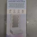 Wavy Led Light and Mirror Phone Holder 