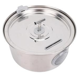 Luqeeg Stainless Steel Pets Water Fountain, 3.2l/108oz Quiet Drinking Fountains with Automatic Circulation System, Durable & Easy Cleaning, for Cats, Dogs, Multiple Pets Indoor