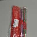 10 Pairs Knitting Needles Kit, Straight Single Pointed Knitting Needle Aluminum Sweater Knitted Needle in 10 Sizes for Handcraft Sewing Making Accessories