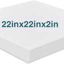 Frienda 1 Pack 2 x 22 x 22 Upholstery High Density Craft Foam Sheets Replacement Square Cut to Size Cushion Chair Padding, Suitable for Shipping, Packing, Cushion Foam, Mailing, Cosplay