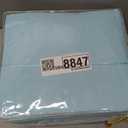 Mueller Luxury 6 Piece Queen Bed Sheets Set - Ultra-Soft 1800 Series, Cooling & Breathable Hotel Quality Bedding, Deep Pocket up to 16" - Hypoallergenic, Wrinkle-Resistant, Oeko-TEX, Aqua