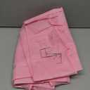 MISSLO 35 Large Pockets Over The Door Shoe Organizer Sturdy Oxford Fabric Hanging Shoe Rack for Door Mesh Closet Shoe Holder Hanger, Pink (24.5x68.5)