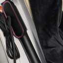 Hair Straightener Brush, TYMO Ring Hair Straightener Comb Straightening Brush for Women with 5 Temps 20s Fast Heating & Dual Voltage, Black