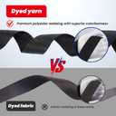 MOCA 8-Pack Soft Loop Tie Down Straps 12000 Lbs Breaking Strength 1.6 x 17 inches, Heavy Duty Tie Down Loops for Secure Trailering of Kayak, Motorcycles, ATV, UTV (8 Pieces, Black)