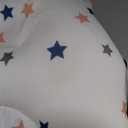 Baby Bath Cushion Pad Newborn Bathtub Mat Infant Bath Supporter Net Baby Bathtub Pillow Non-Slip Floating Bathing Tub Seat (White Star, 28cm*43cm*26cm) (28cm*43cm*26cm, White Star)