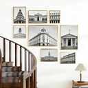 18x24 Picture Frame Gold 3 Pack, Gold Poster Frames 18 x 24 for Wall, Horizontal or Vertical Wall Mounting
