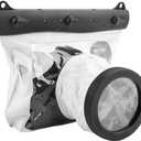 Pomya Waterproof Dving Case Bag Underwater Photograpy Housing Cage 20M for Canon Nikon DSLR Cameras(White)