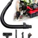 14-37-0105 18V Wet/dry Vac Hose Assembly with Universal Attachments Adapter Kit for Milwaukee M18 18v/28v Vacuum 0880-20 0970-20 (Internal Storage), Use to Pick Up Dust and Debris