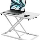 Lift Keyboard and Mouse Riser, Stand Up Desk Riser Adjustable Table for Ergonomic Sit Stand Workstations.(White)
