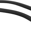 Window Visor Compatible with Toyota Tacoma, Access Cab Slim Style Dark Smoke 2PC Set Acrylic by IKON MOTORSPORT