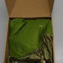 48 Inches Velvet Christmas Tree Skirt Olive Green with Gold Bow Fur Plush Tree Skirt Luxury Xmas Skirts for Merry Christmas Party Vintage Holiday Decorations