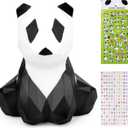 Small Panda Piggy Bank, Creative Money Coin Bank, Saving Box Birthday Gift for Kids Boys Girls