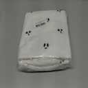 Halloween Pillow Covers 18x18 inch Set of 2 White Ghost Throw Pillow Cases Soft Plush Faux Fur Wool Couch Cushion Case for Chair Sofa Bedroom Living Room Home Decor