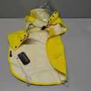 Waterproof Dog Raincoat, Adjustable Reflective Lightweight Pet Rain Clothes with Poncho Hood (Large, Yellow)